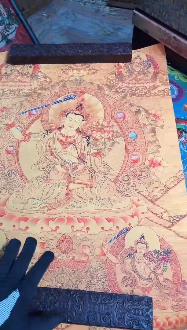 卷轴画路路的唐卡tk160