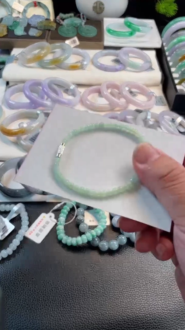 未镶嵌手镯翡翠61 有纹裂