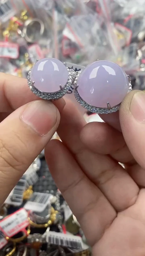 银S925镶嵌戒指翡翠999    10111