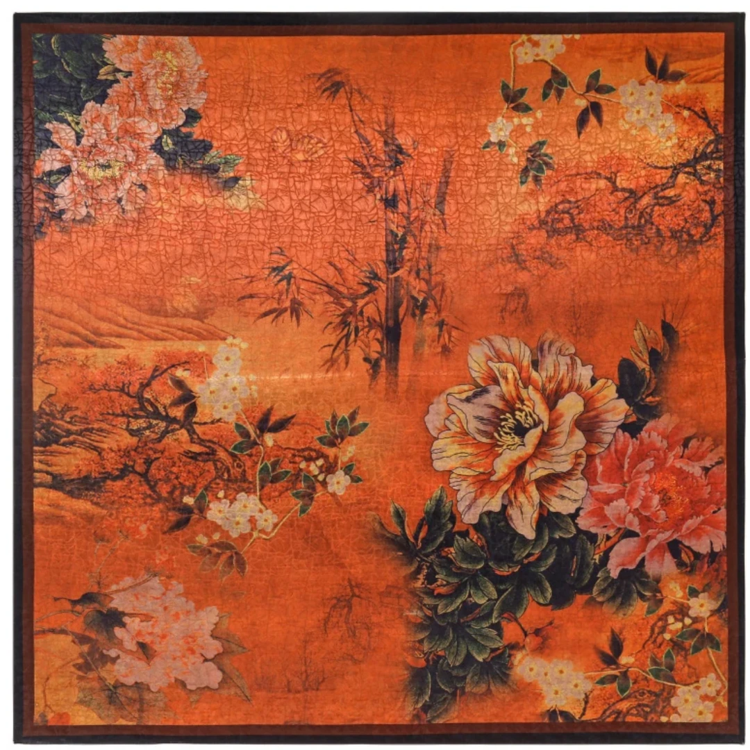 锦悦新中式轻奢高定国风丝巾（A1235）