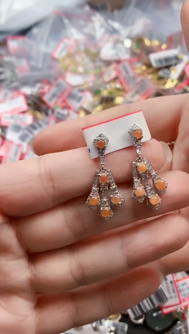 银S925镶嵌戒指翡翠天然A货缅甸翡翠