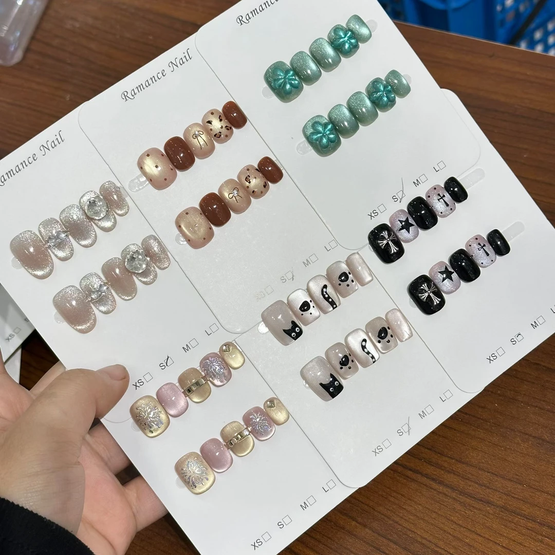 手工制作穿戴甲盲盒随机发送高质量穿戴甲纯手工制作时尚气质