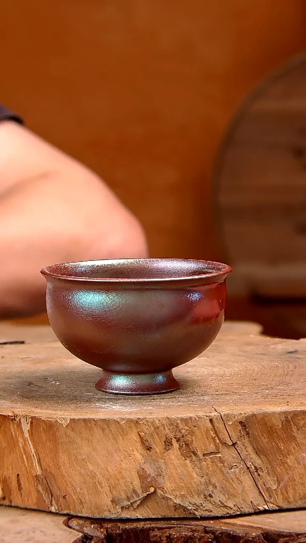 柴烧茶具陶瓷杯子