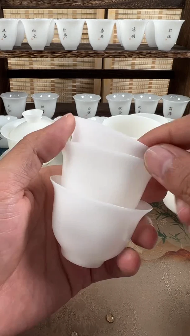 优质瓷土璞玉茶具单品上新