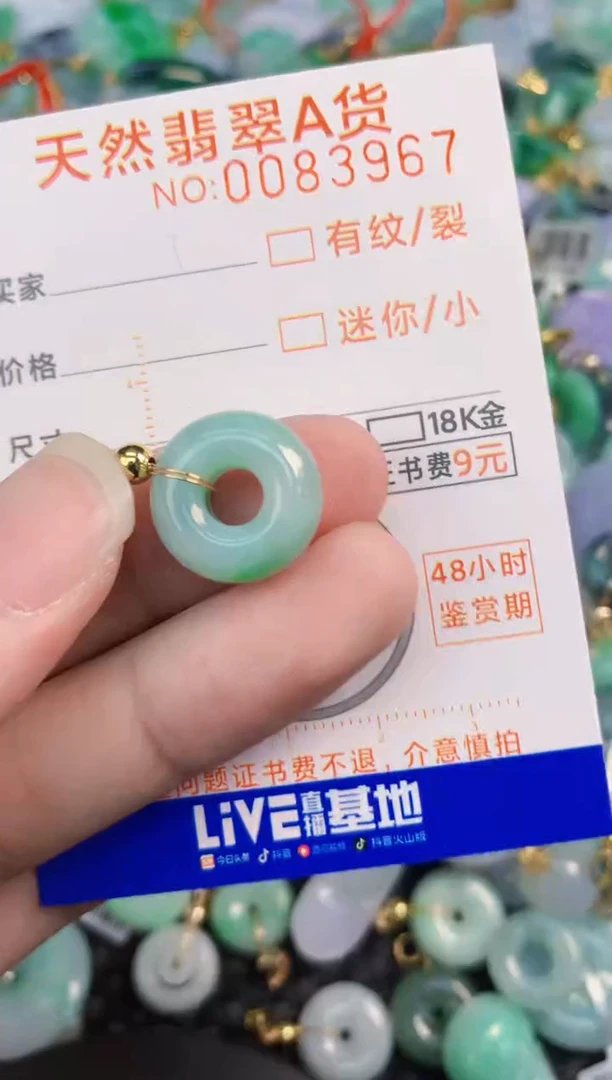 翡翠未镶嵌颈饰        1        1