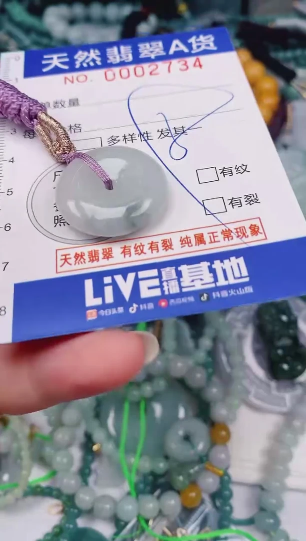 颈饰未镶嵌翡翠00002734