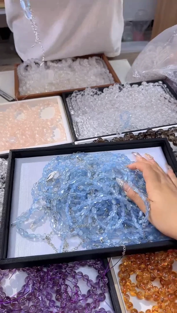 【闪购商品】海蓝宝石手串合金268/多样性发其一/卡