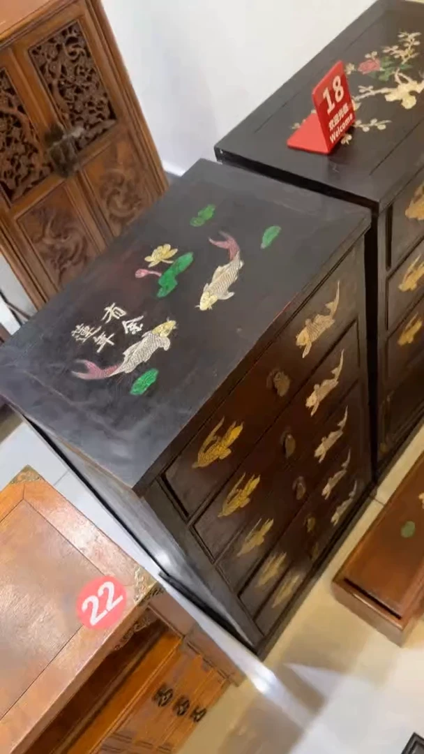 【闪购商品】木连年有余 五斗柜