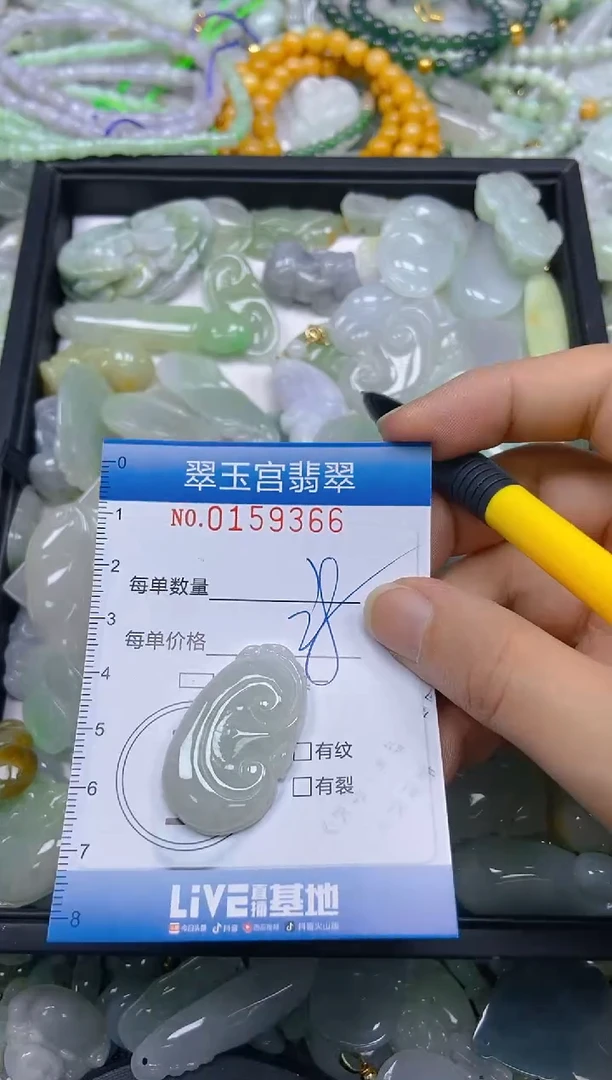 翡翠未镶嵌颈饰闪购0159366