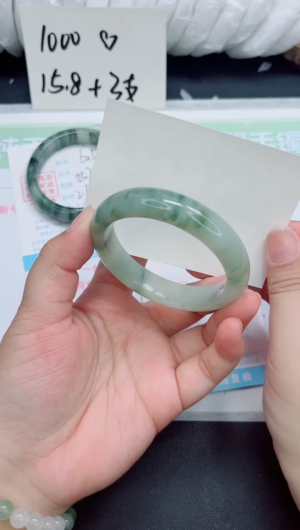 石英质玉手镯未镶嵌b26-圈口56-58
