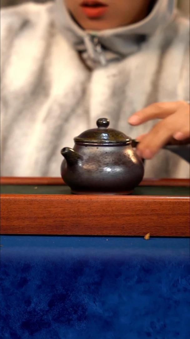 宜兴紫砂 紫砂茶壶 柴烧壶