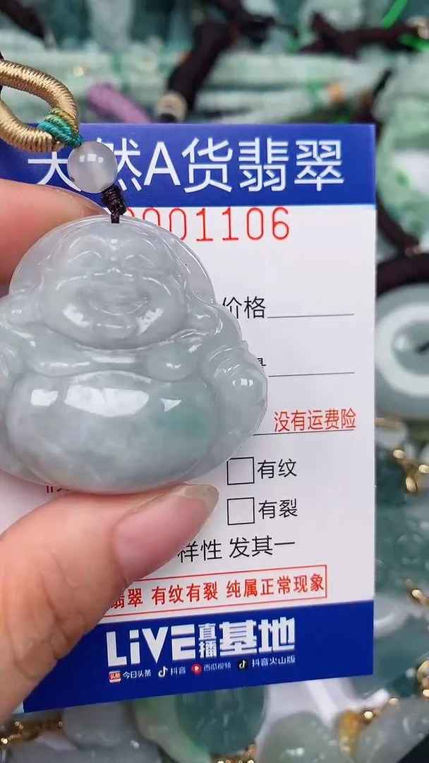 翡翠未镶嵌颈饰...0001106