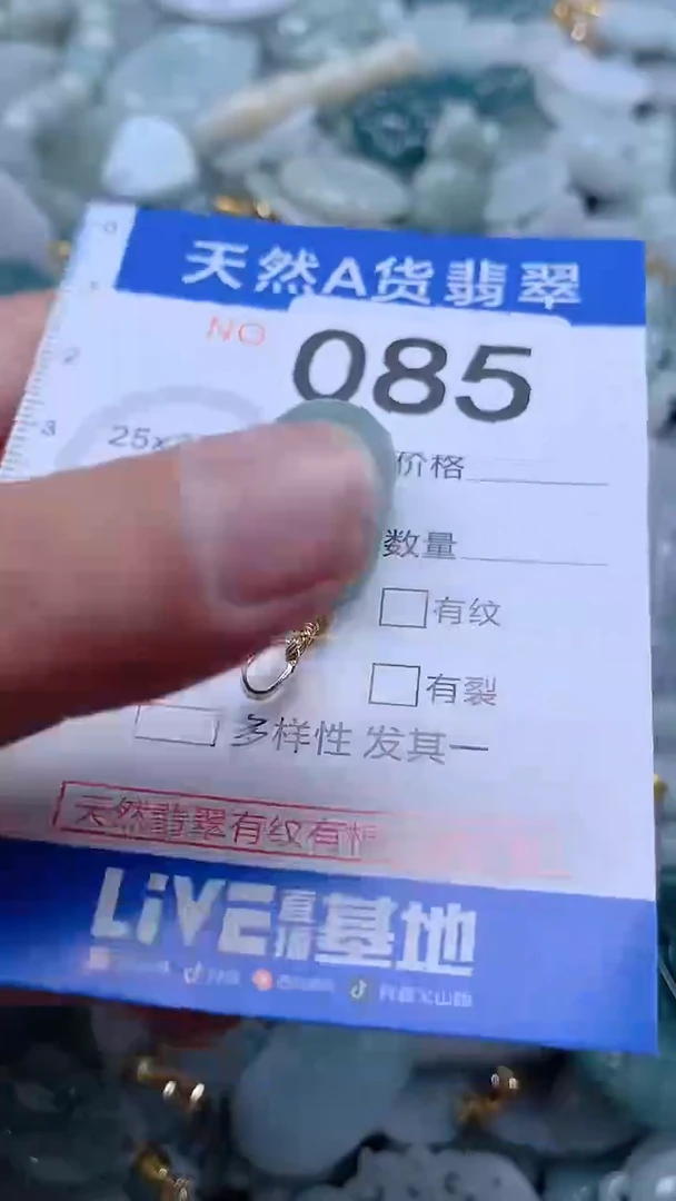 翡翠未镶嵌吊坠(不含链)1