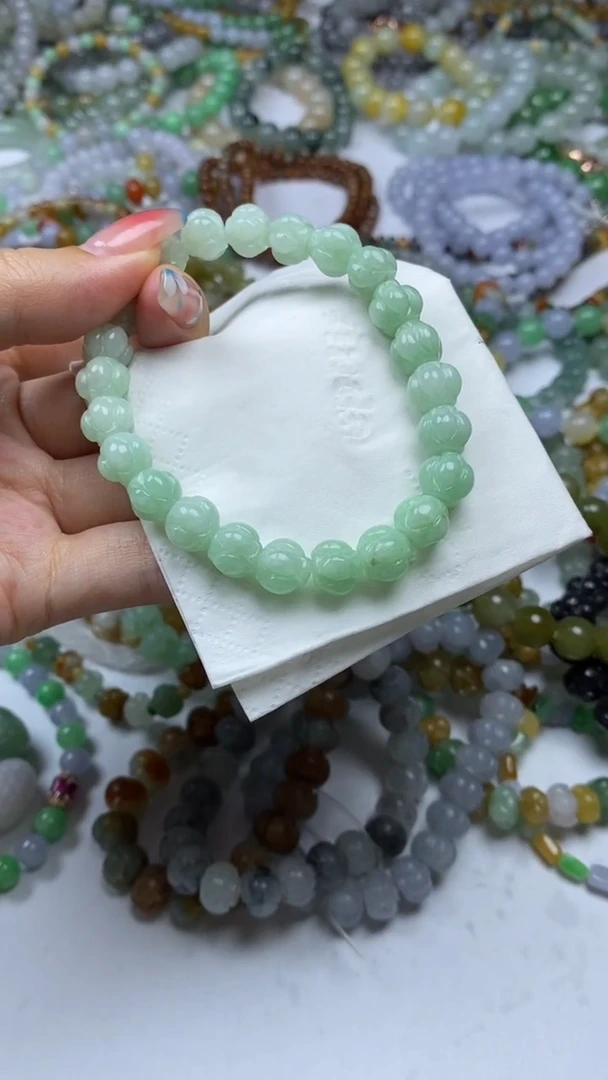 未镶嵌定制翡翠毛货定制不退不换