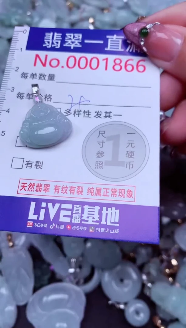 吊坠(不含链)未镶嵌翡翠1866