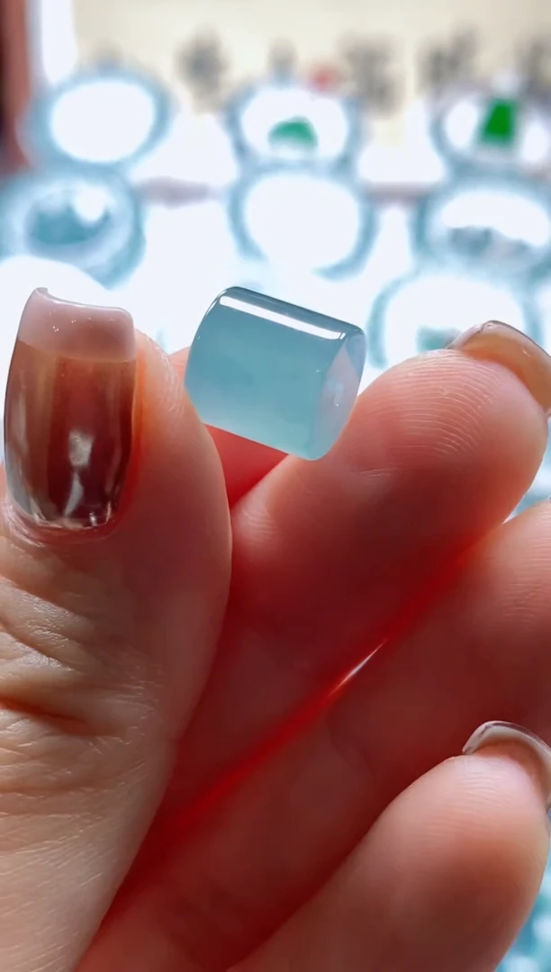 未镶嵌定制翡翠0214969628（卡十桶珠）198