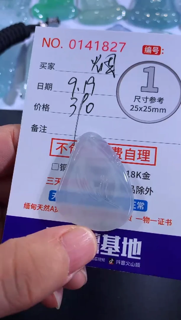 颈饰未镶嵌翡翠烟***果！