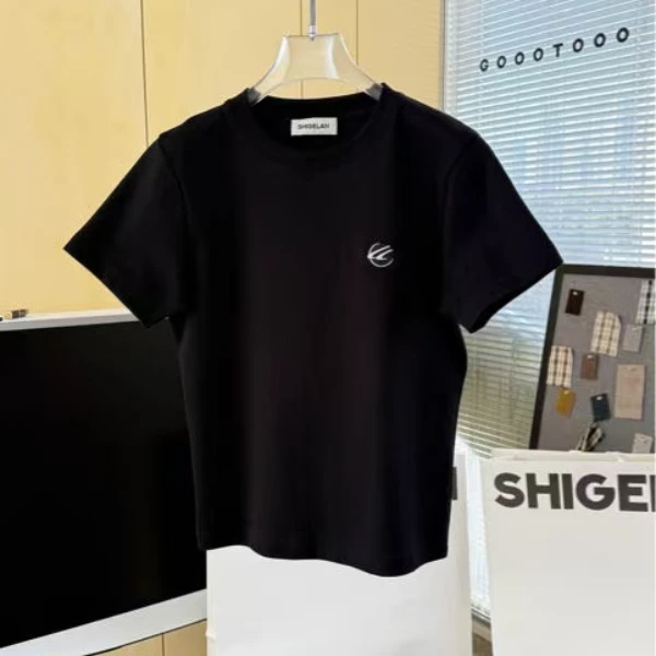 诗歌兰2025新款女装欧货时尚显瘦百搭T恤/清/捡漏