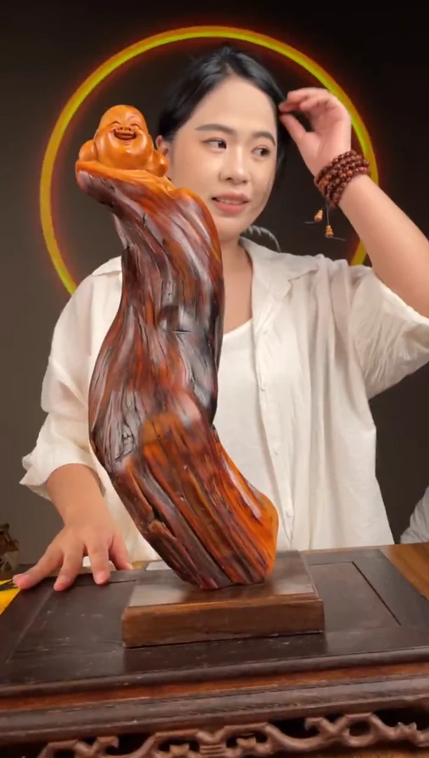 柏木（崖柏）手工摆件,先抢先得! 编号:234