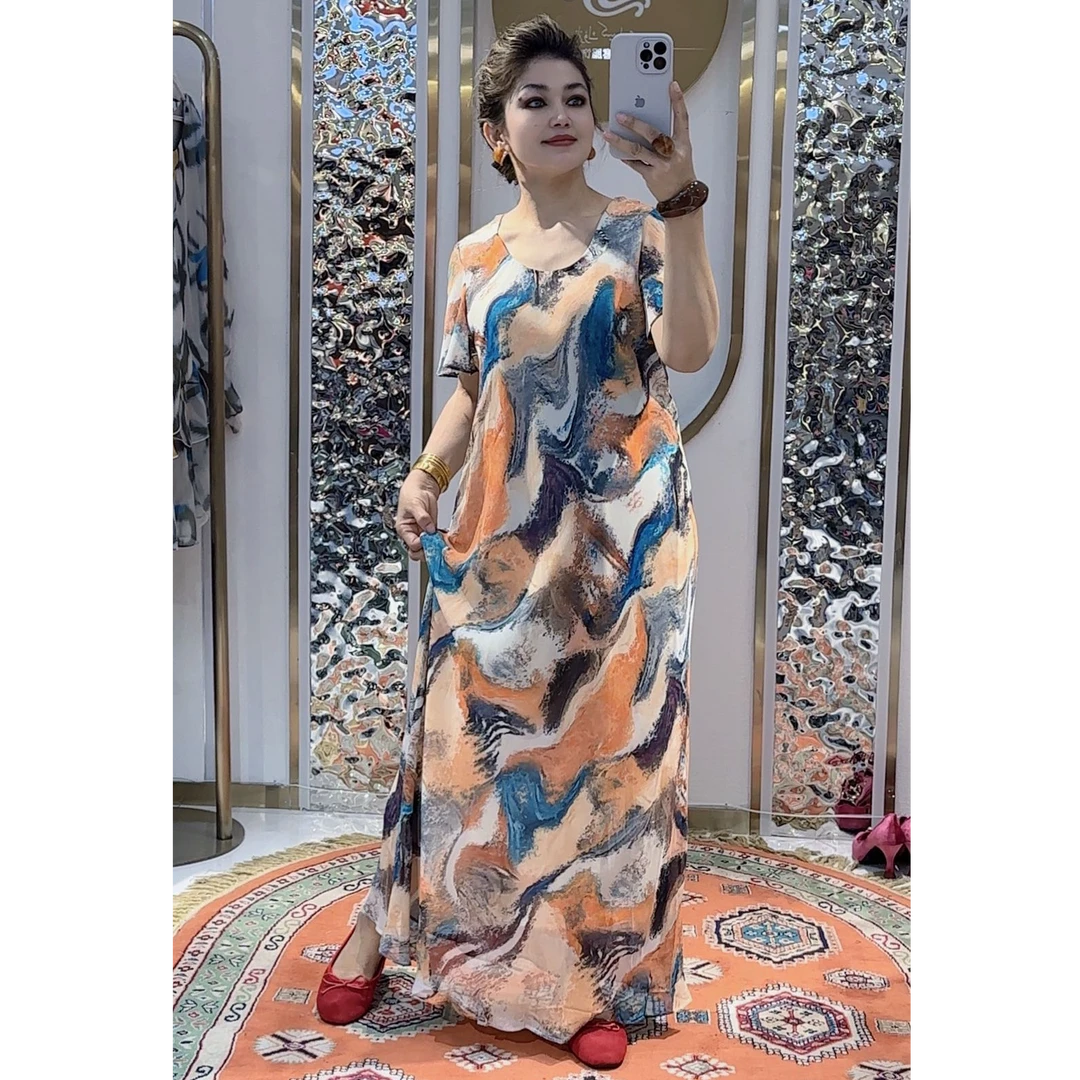 f8女士新款时尚夏季碎花连衣裙