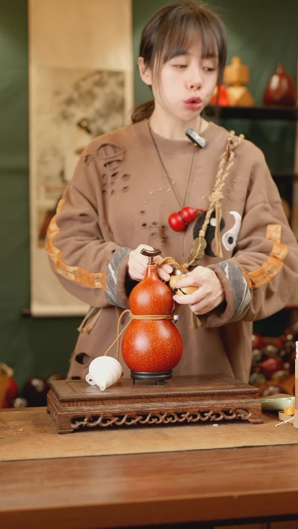 73号精品天然大漆酒葫芦一物一拍~