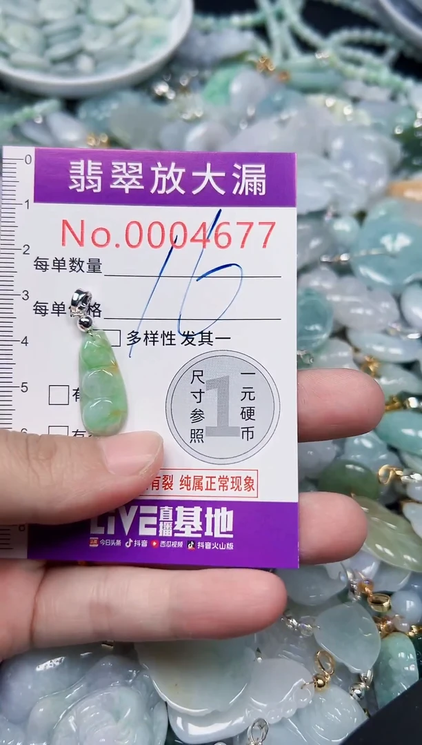 颈饰未镶嵌翡翠4677