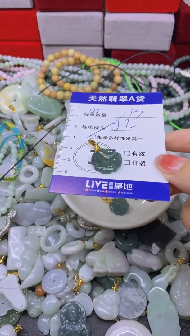 颈饰未镶嵌翡翠天然翡翠A货批量多样性发一件