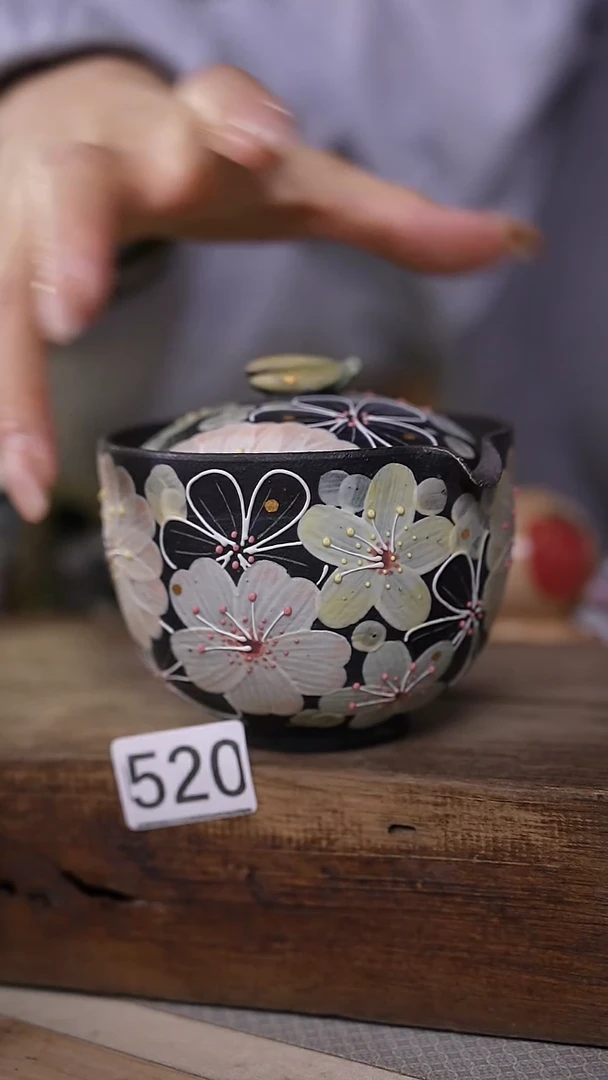 【闪购商品】瓷片设计师手作款 / 花满溪系列 宝瓶