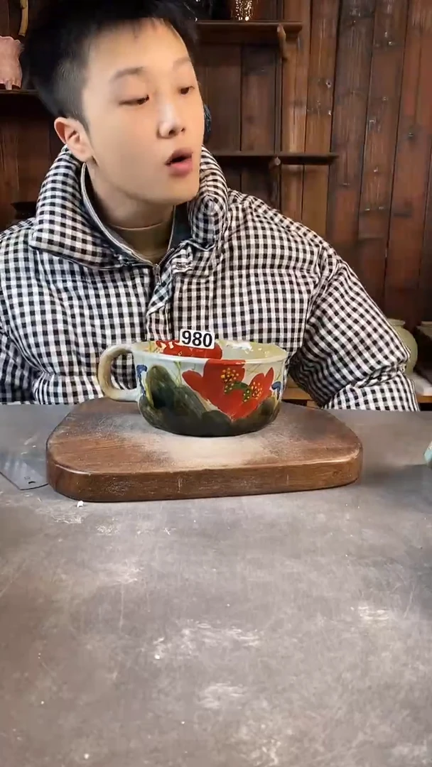 碗980手工手绘 超值福利