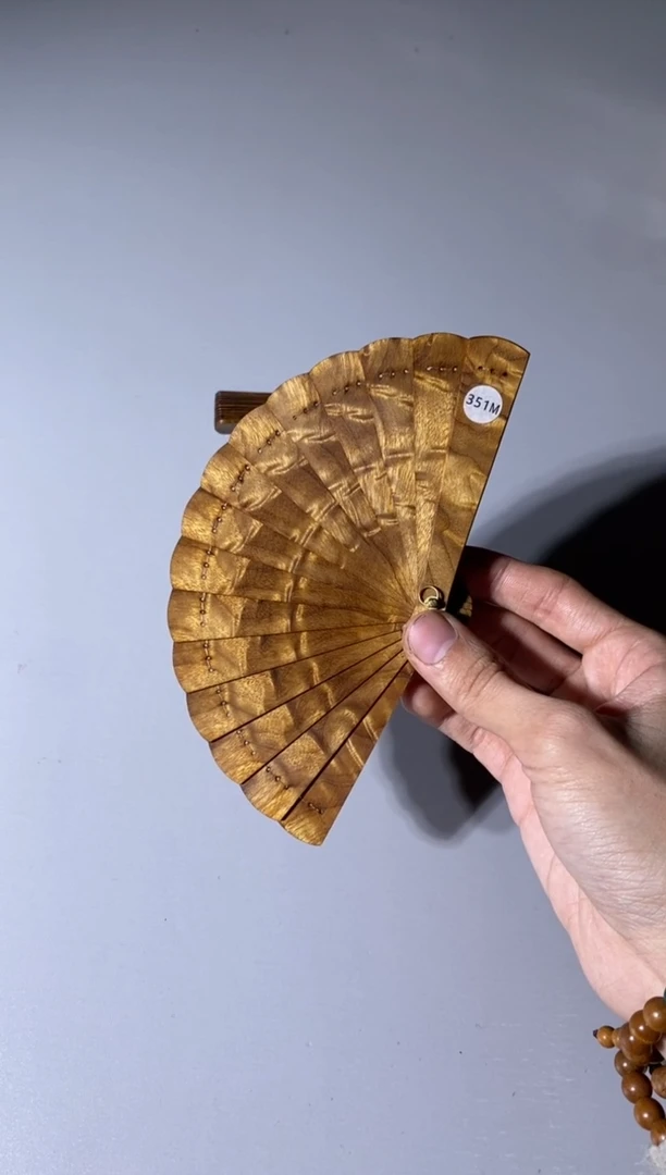 【闪购商品】金丝楠351号10cm金丝楠迷你扇