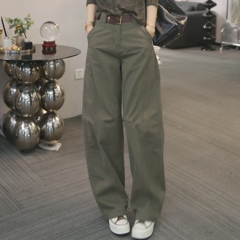 【绿野仙踪】2025新款早秋百搭时尚休闲工装休闲裤LK2505800