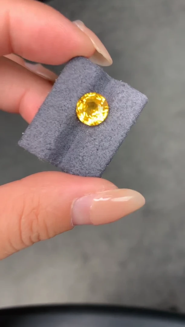 【闪购商品】彩色蓝宝石裸石未镶嵌3ct黄蓝宝