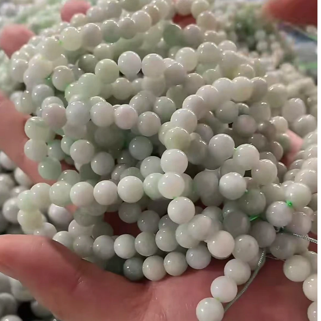 【玉经纶】-/-天然A货翡翠手串-多样性发其—