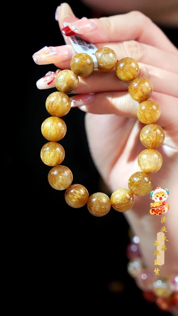 【闪购商品】水晶手串未镶嵌高货铜发单圈13MM+