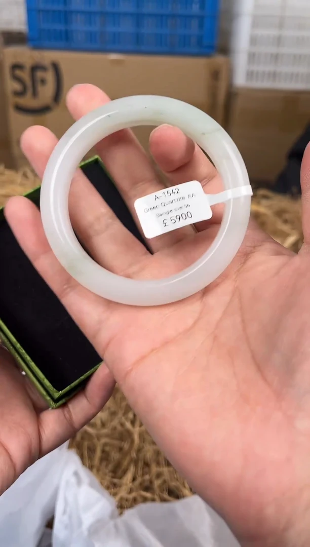 未镶嵌手镯石英质玉A1542