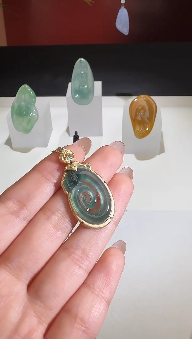 【闪购商品】翡翠颈饰银S925镶嵌【鑫鑫】