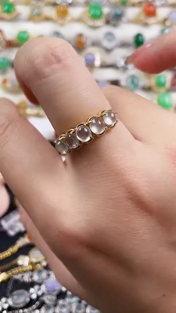 银S925镶嵌戒指翡翠121