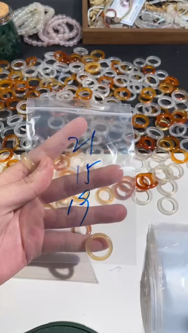 【闪购商品】玛瑙/玉髓戒指未镶嵌21