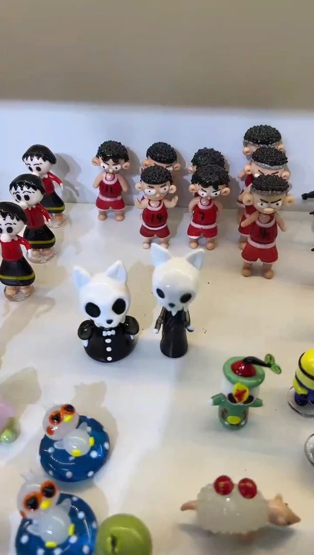 手工艺品琉璃别**爽幽灵猫2个