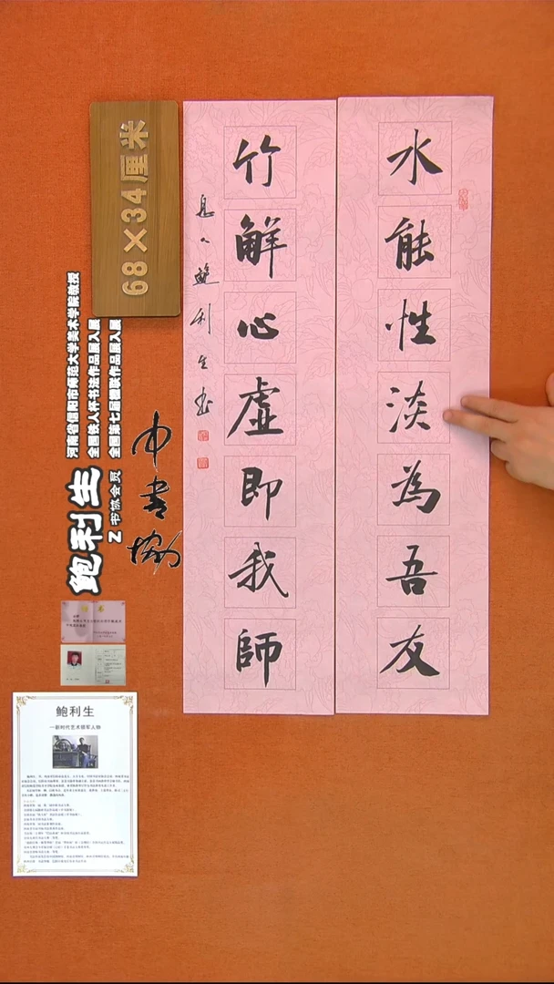 【闪购商品】书法460鲍利生书法作品