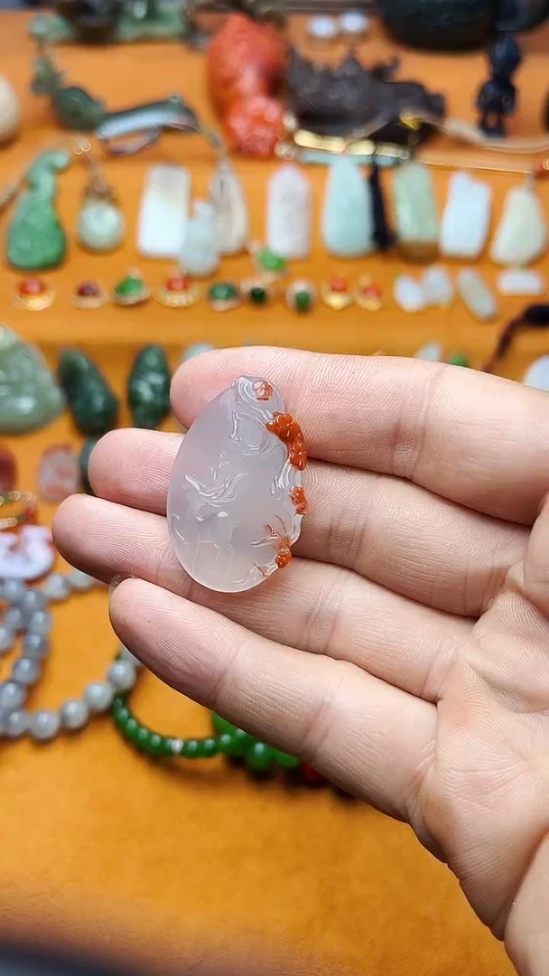 颈饰未镶嵌南红玛瑙一路有你