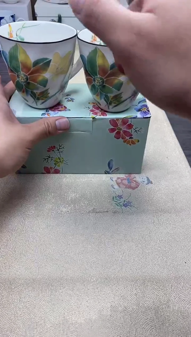 【闪购商品】茶具耐高温全品全新 （绿叶马克杯 ）