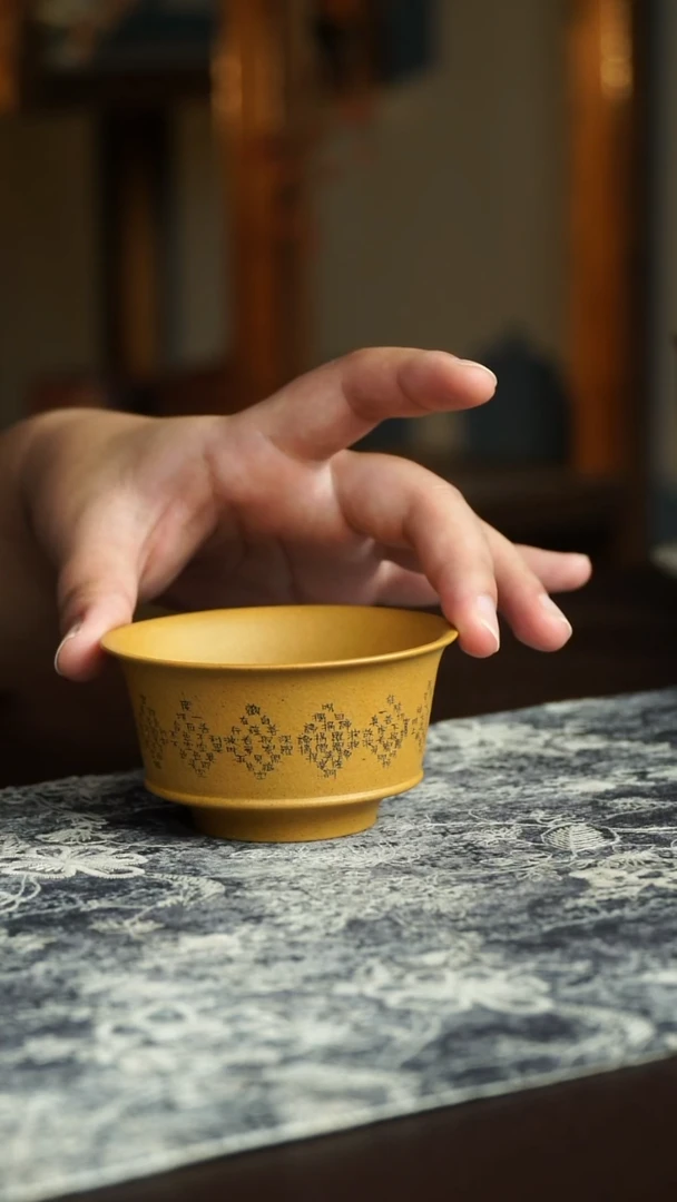 茶杯紫砂30号宜兴紫砂原矿作品