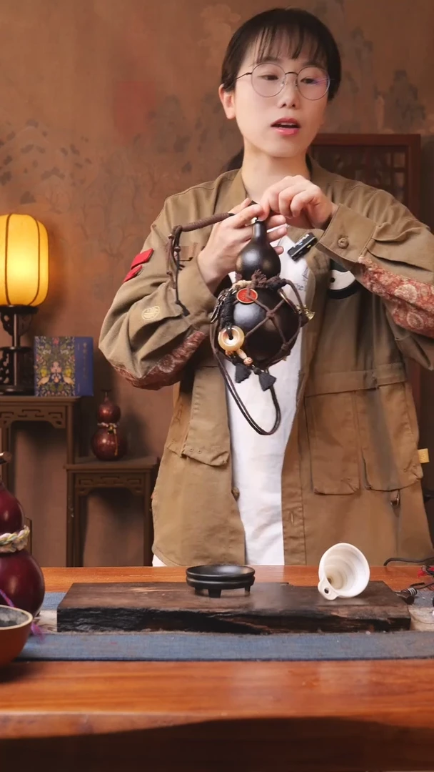 【闪购商品】182号精品大漆葫芦防腐防渗装水茶酒