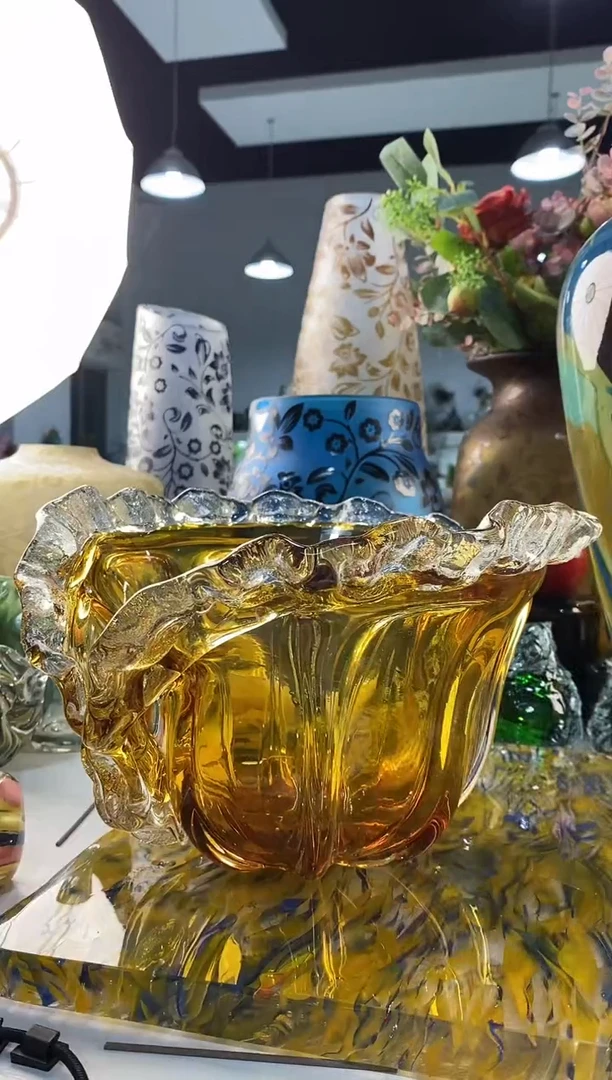 慕忆家手作琉璃花瓶