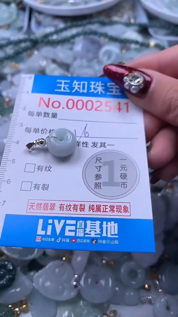 吊坠(不含链)未镶嵌翡翠2541