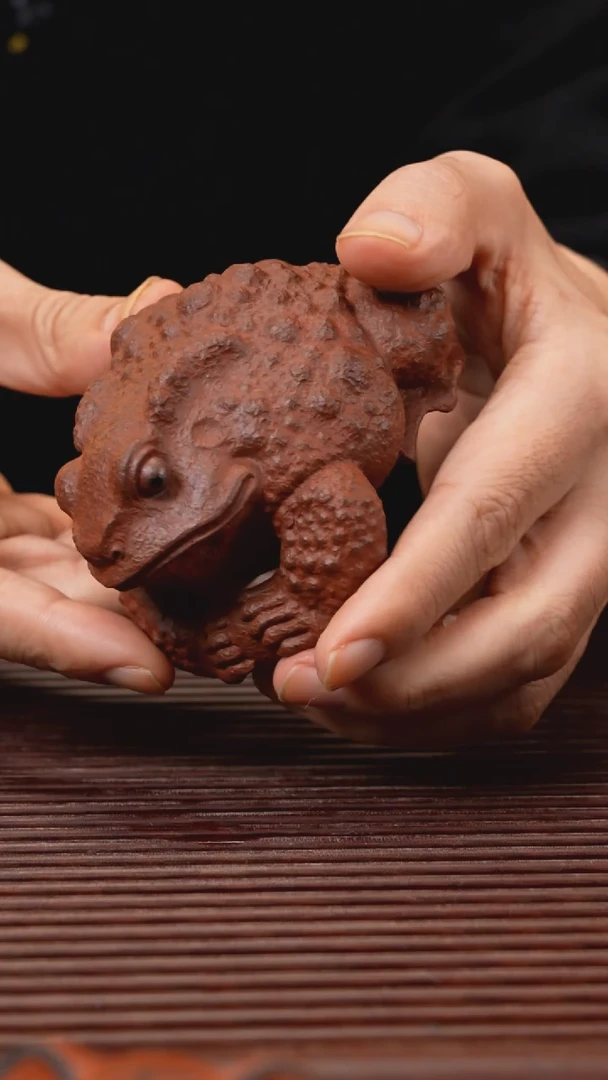 【闪购商品】紫砂茶宠护宝灵蟾