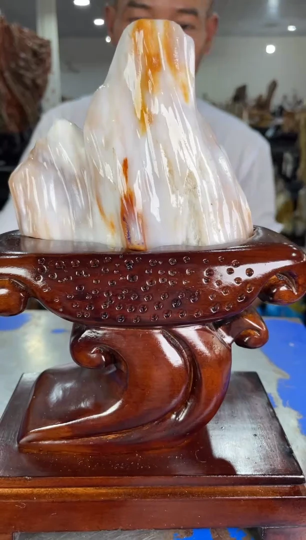 硅化玉摆件未镶嵌41