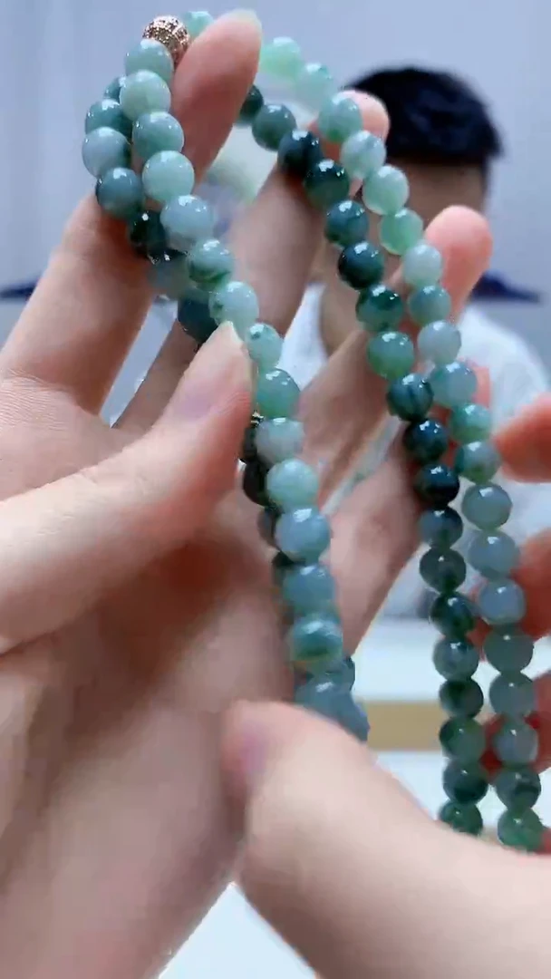 未镶嵌定制翡翠5028zm-毛货珠链114