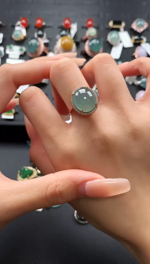 【闪购商品】翡翠戒指未镶嵌6457865875656